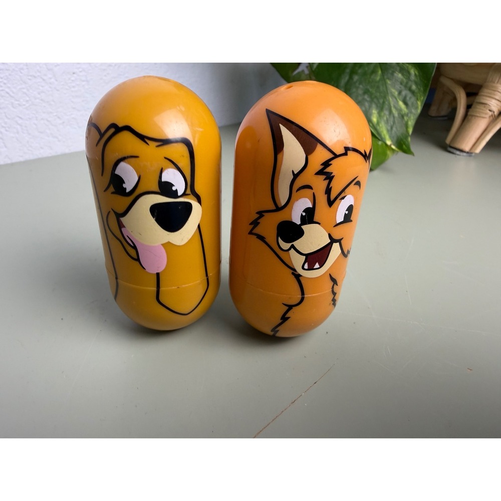 Disney Fox and the Hound Copper Tod Bean Toy Set Orange Excellent 2005 Disneyana